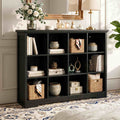 4-Tier 12 Cube Storage Organizer with Charging Station